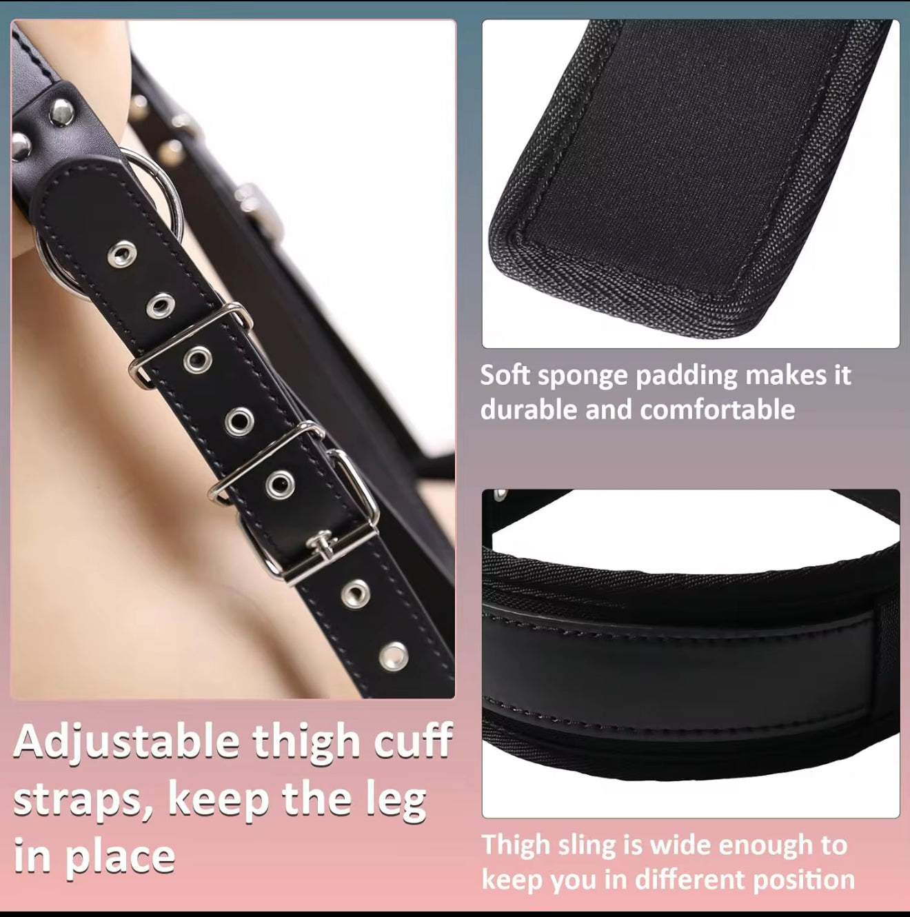 Legs Up & Obey – BDSM Bondage Thigh Sling Restraint